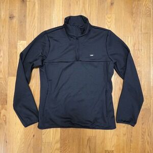 Rains Sintra Outdoors Men Fleece Pullover Half‎ Zip Sweater In Black
